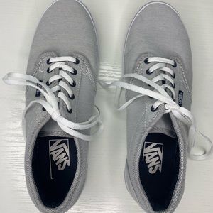 VAN’S pinstriped Authentic Shoes size 7